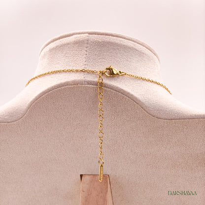 Bold Abstract Sun Pendant Necklace
