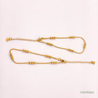Golden Laurel Anklets