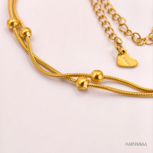 Sunlit Beads Anklets