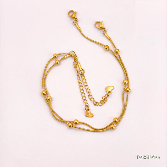 Sunlit Beads Anklets