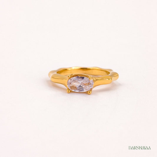 Oval Solitaire Ring