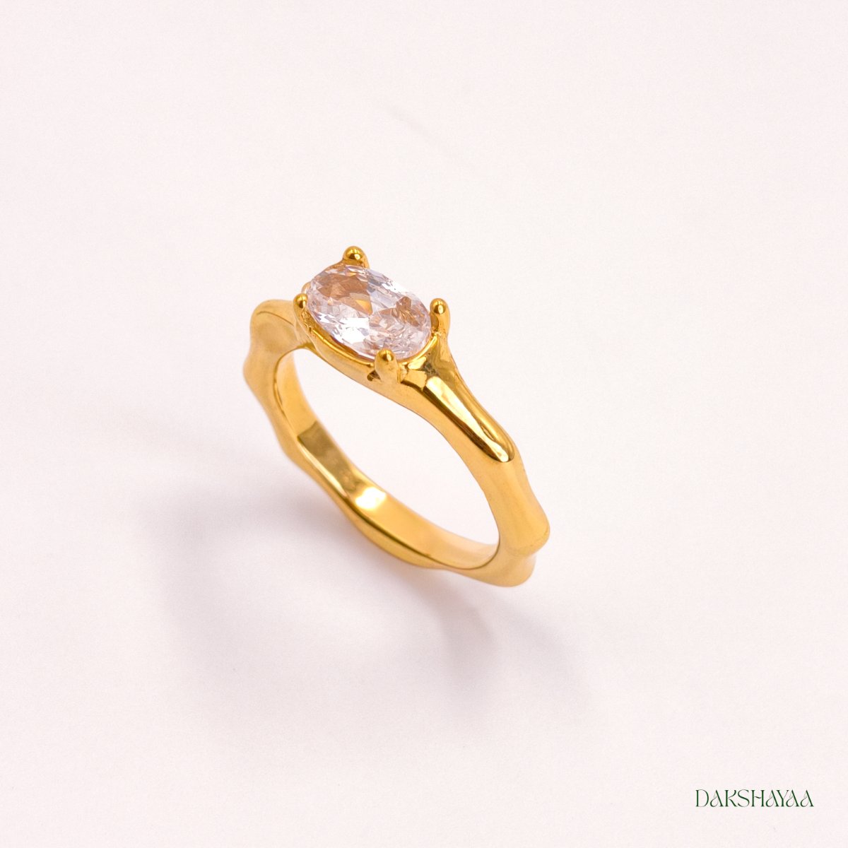 Oval Solitaire Ring
