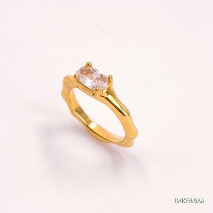 Oval Solitaire Ring