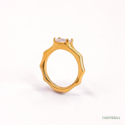 Oval Solitaire Ring