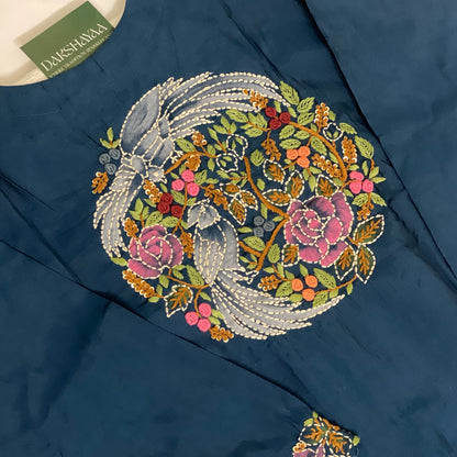 Midnight Garden Embroidered Kurta Set