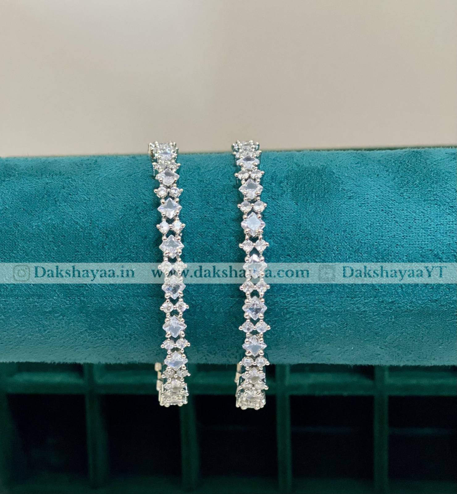 American Diamond Close Setting Tennis Bangles