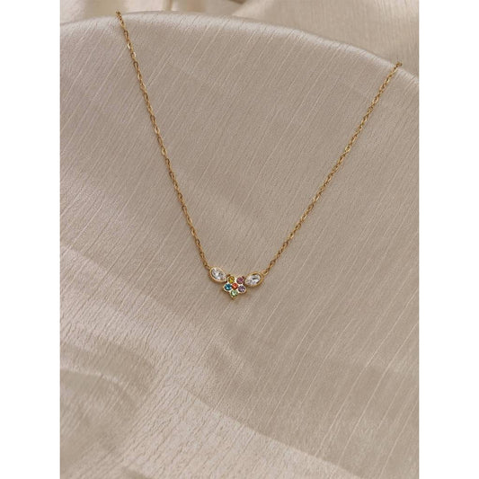 Mini Florals Cluster Necklace