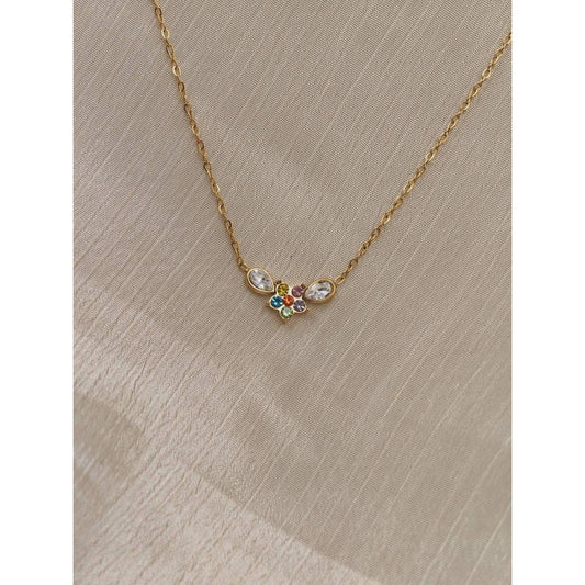 Mini Florals Cluster Necklace