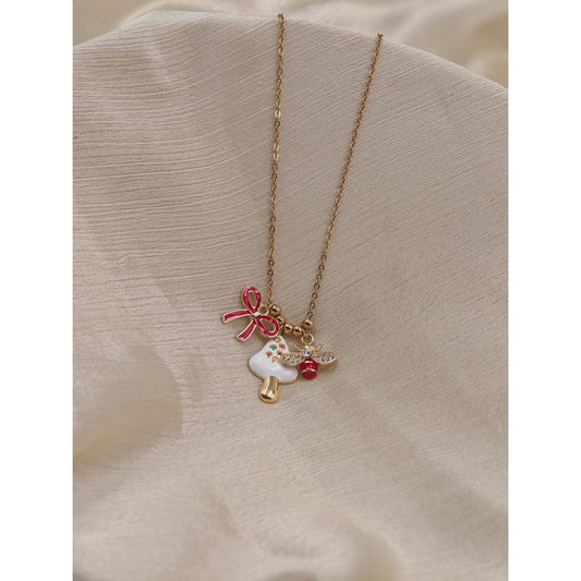 Fairy Mushroom Necklace
