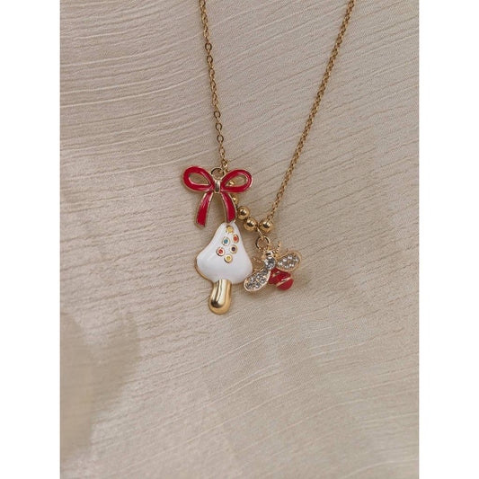 Fairy Mushroom Necklace