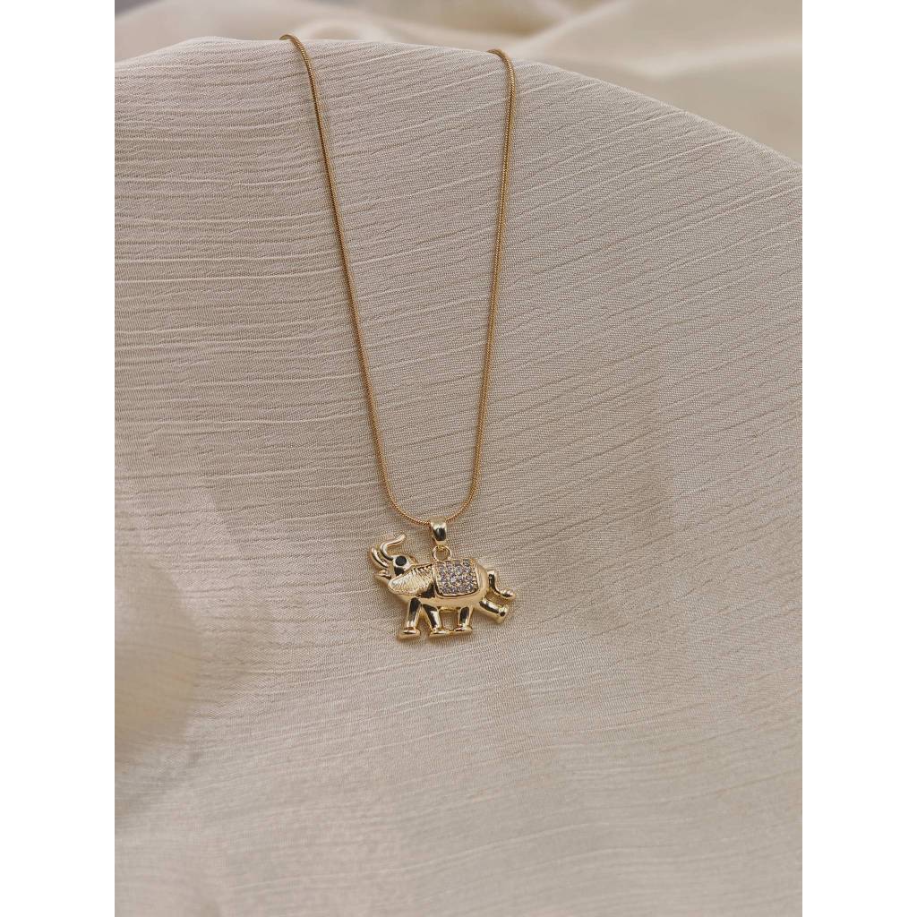 Baby Elephant Pendant Necklace