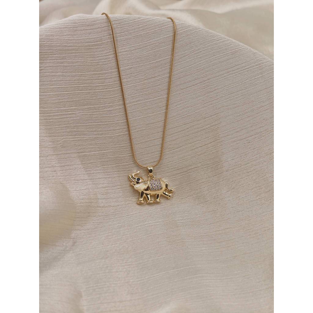 Baby Elephant Pendant Necklace