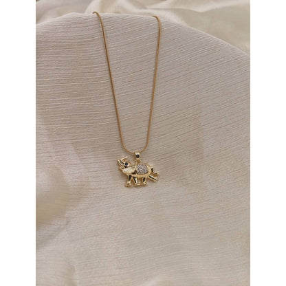 Baby Elephant Pendant Necklace