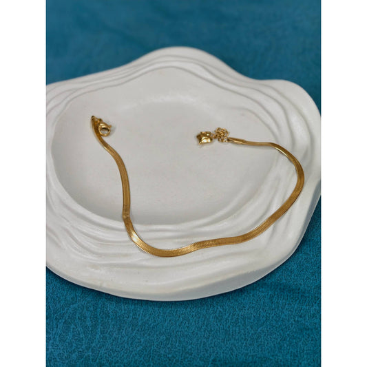 Snake Chain Anklet Pair