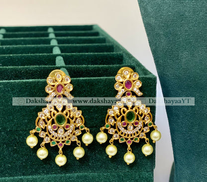 Multi-Way Kundan Pearl Necklace Set