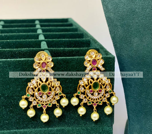 Multi-Way Kundan Pearl Necklace Set