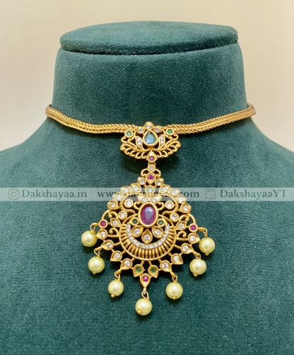 Multi-Way Kundan Pearl Necklace Set