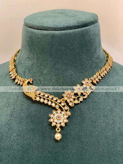 Peacock Blossom Necklace Set