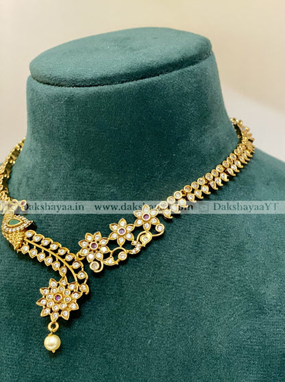 Peacock Blossom Necklace Set