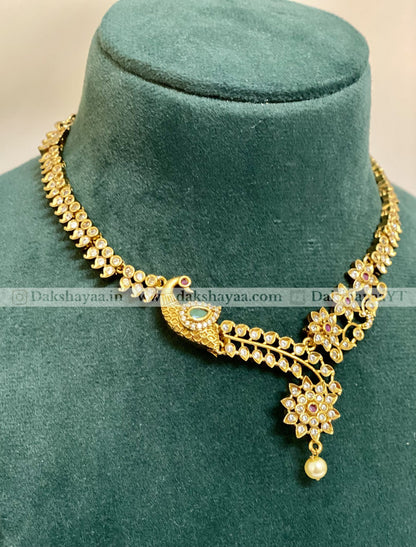 Peacock Blossom Necklace Set