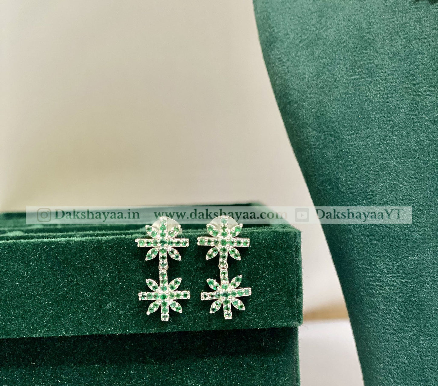 Floral Sparkle CZ Necklace Set