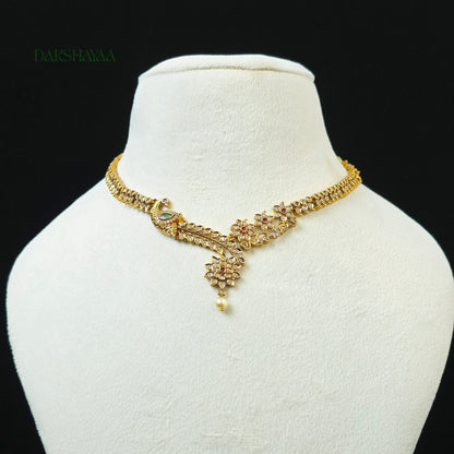 Peacock Blossom Necklace Set