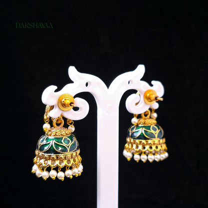 Veer Antique Jhumka Earrings