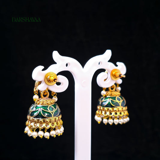 Veer Antique Jhumka Earrings
