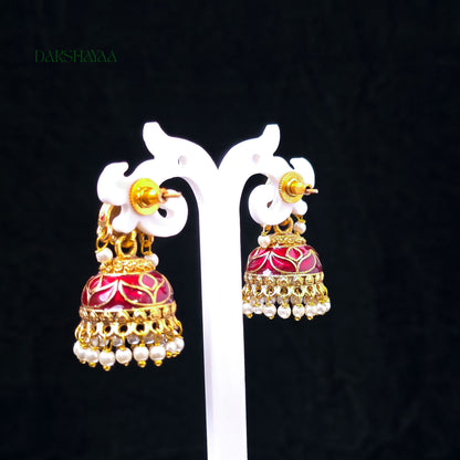 Veer Antique Jhumka Earrings