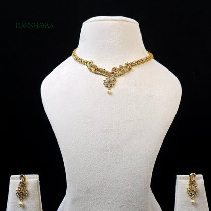 Peacock Blossom Necklace Set
