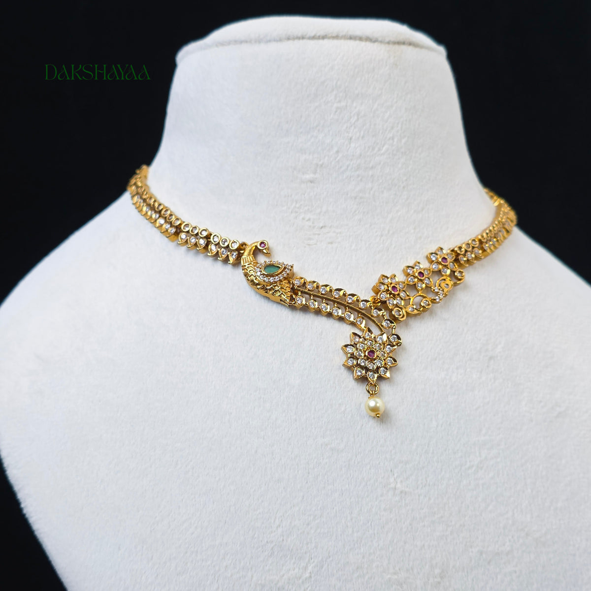 Peacock Blossom Necklace Set