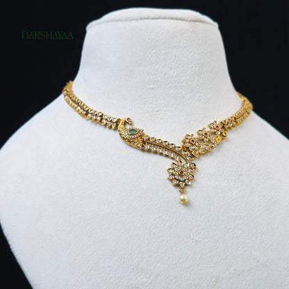 Peacock Blossom Necklace Set