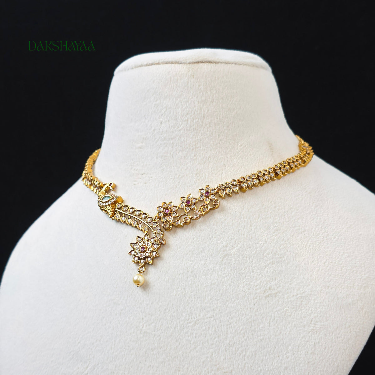Peacock Blossom Necklace Set